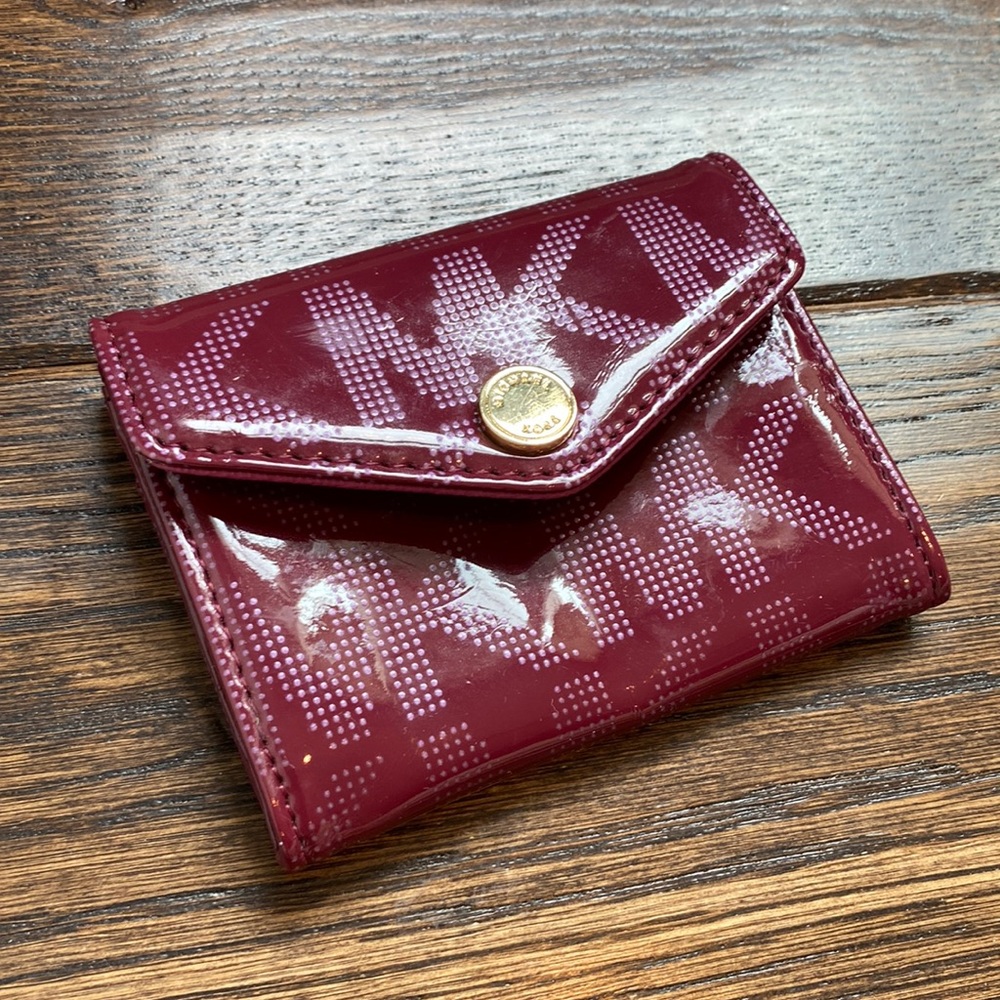Michael Kors Maroon Mini Wallet - image 1